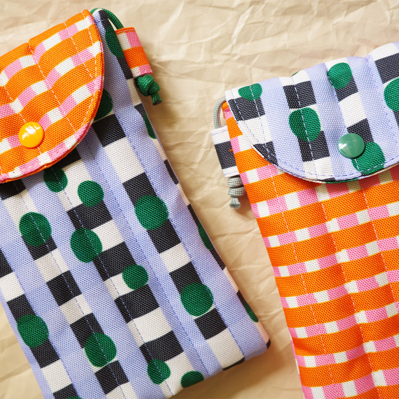 Phone Sleeve - Mix Plaid Purple