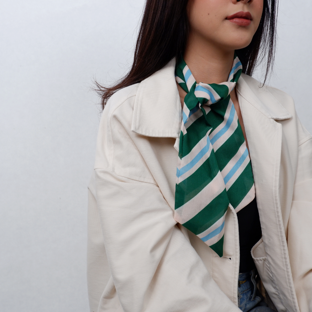 Skinny Scarf (Twilly) - Stripes