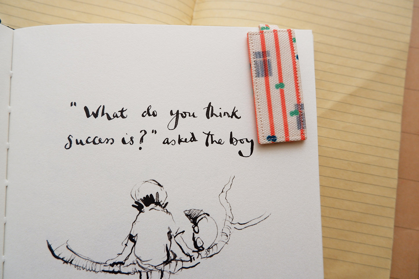 Magnetic Bookmark - Say stripes Oranye