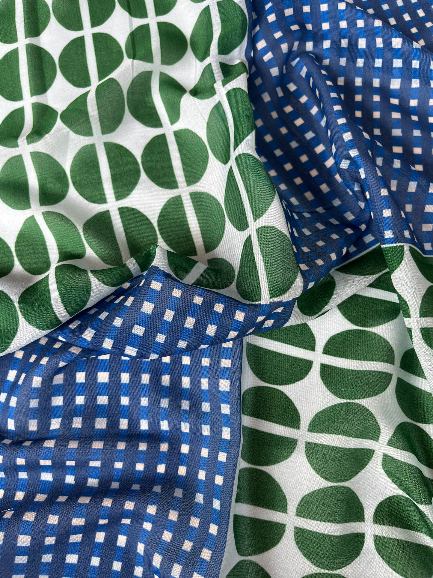 Mini Scarf/Bandana - Green Block (Pre-order)