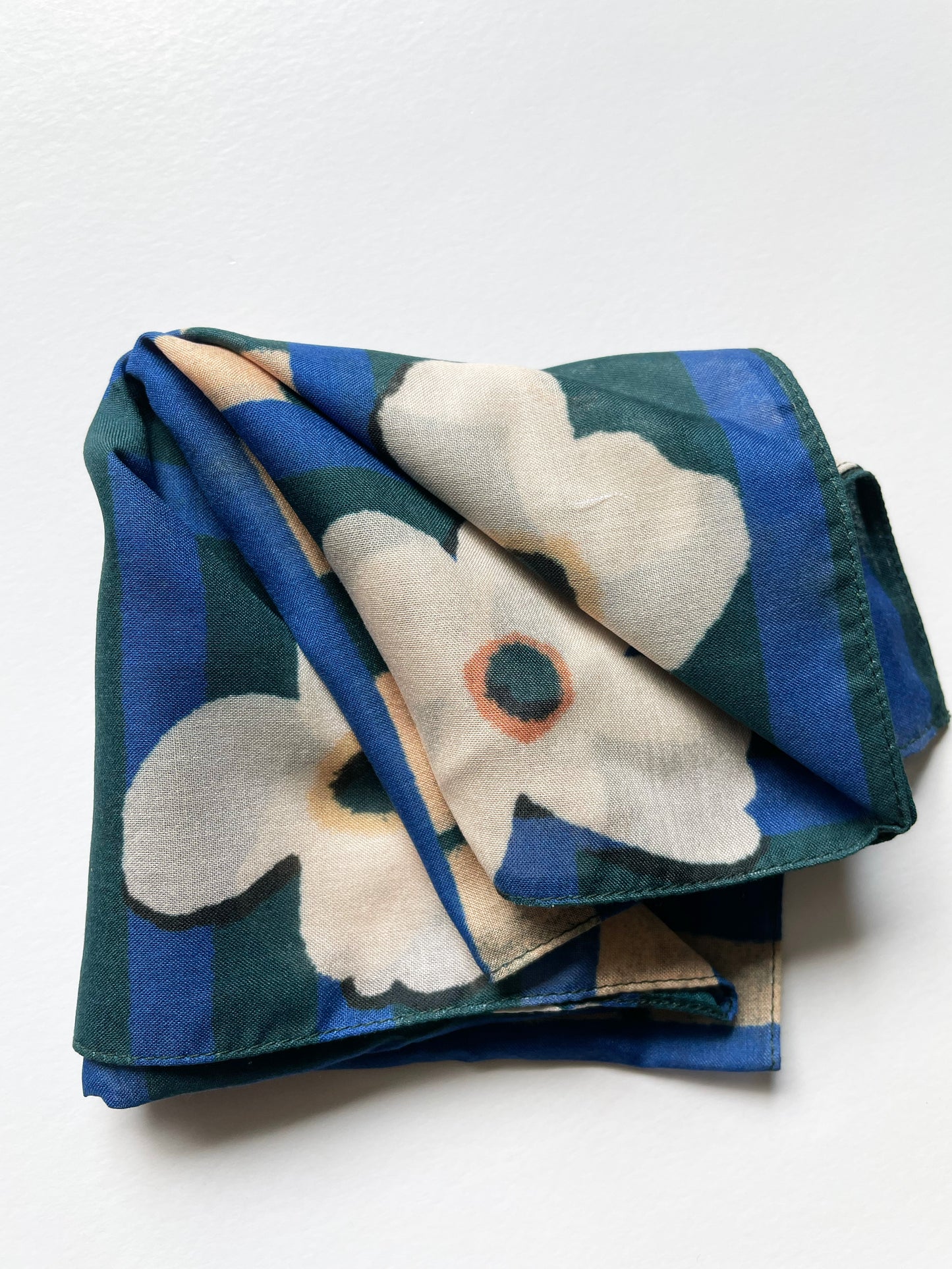 Mini Scarf/Bandana - Stripe Bluey