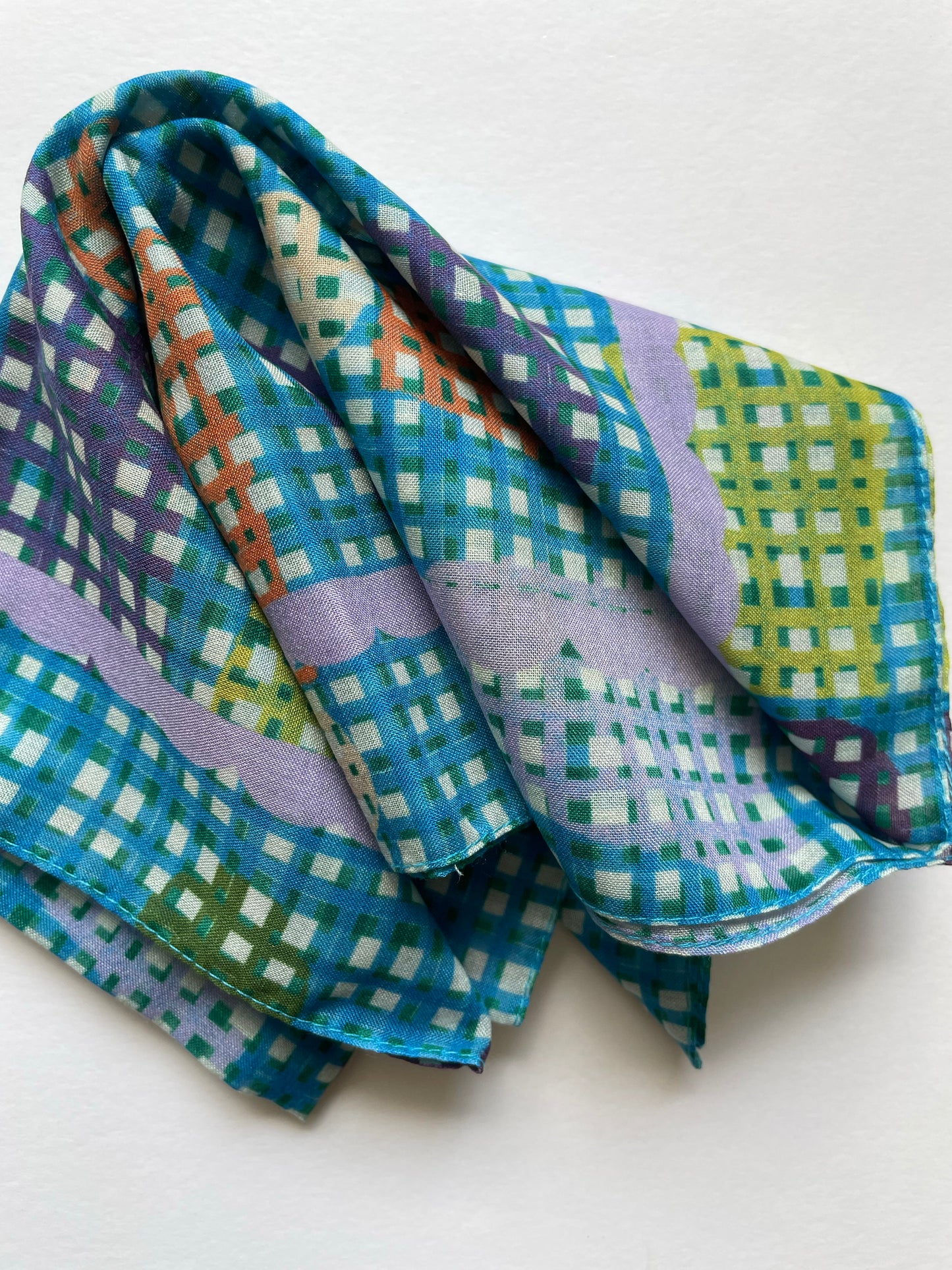 Big Scarf - Mini People in Plaid (Pre-Order)