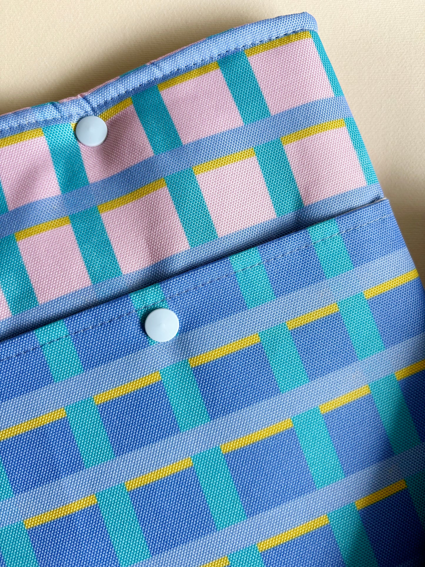 Book Sleeve - Pastel Plaid