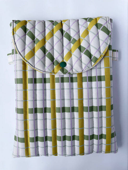 Laptop Sleeve (13+)  - Yellow Beige Stripe