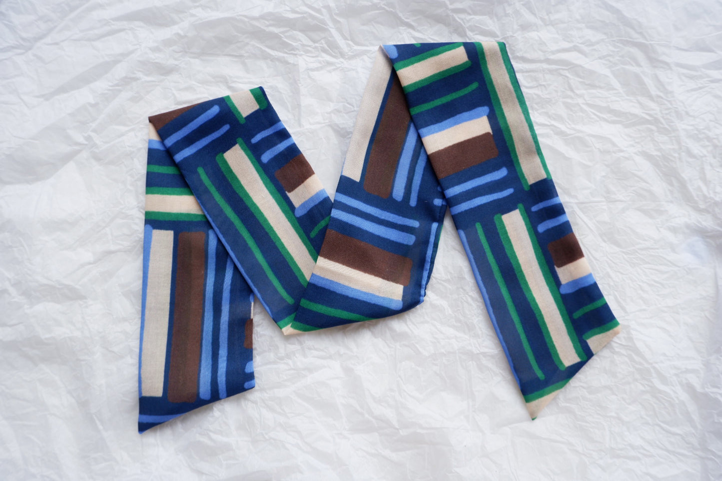 Skinny Scarf (Twilly) - Stripes #1