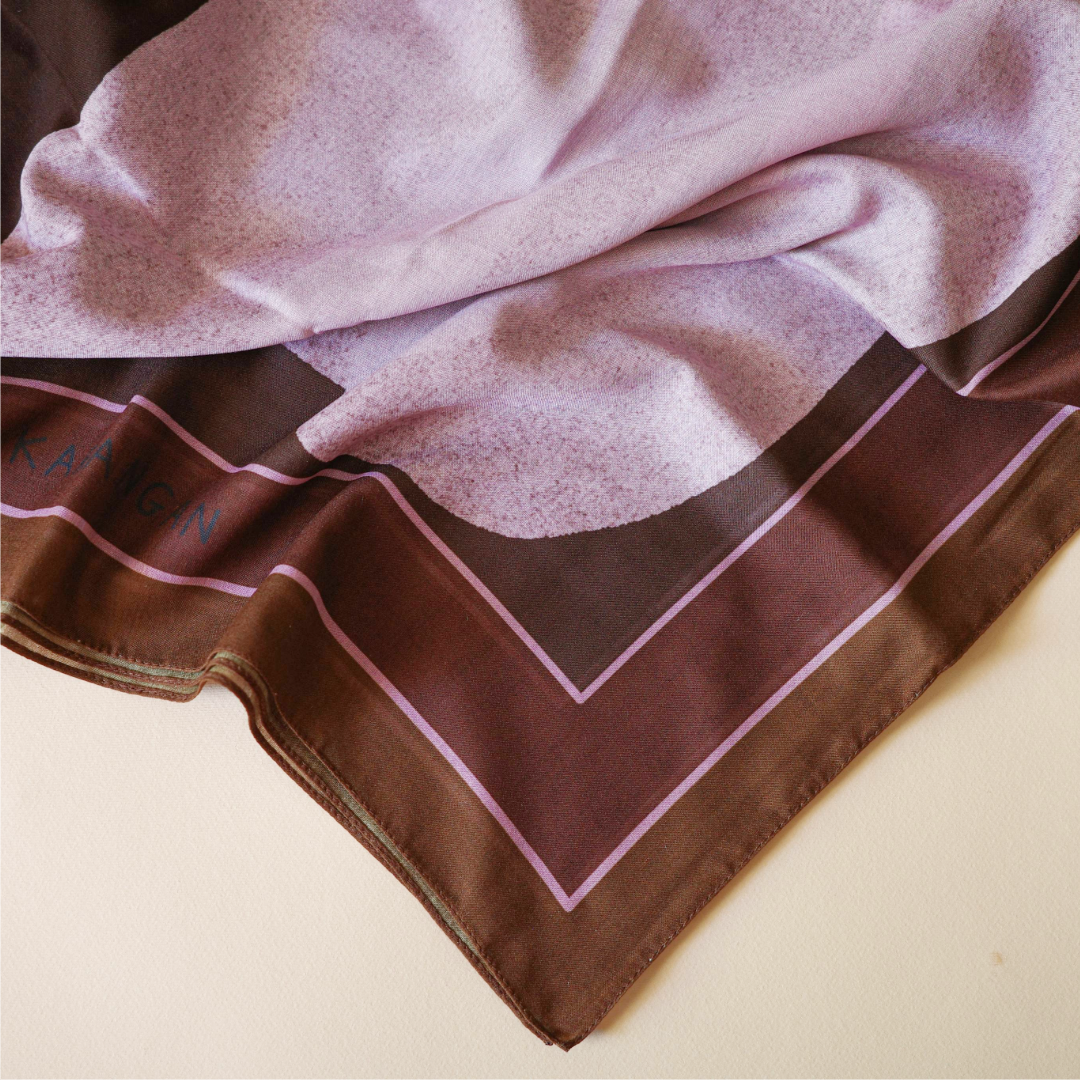 Big Scarf - Lilac Brown (Pre-Order)
