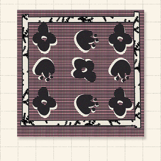 Big Scarf - Plaid Black Pink (Pre-Order)