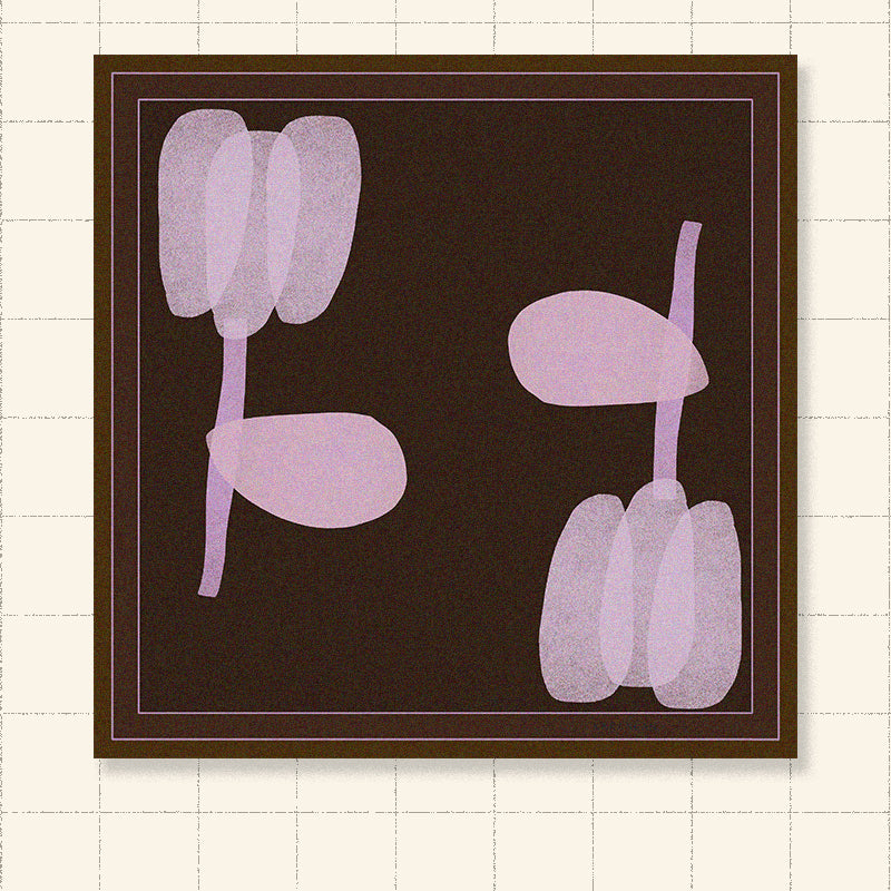 Big Scarf - Lilac Brown (Pre-Order)