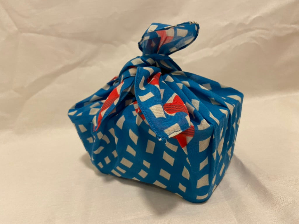 Mini Scarf/Bandana - Plaid Blue