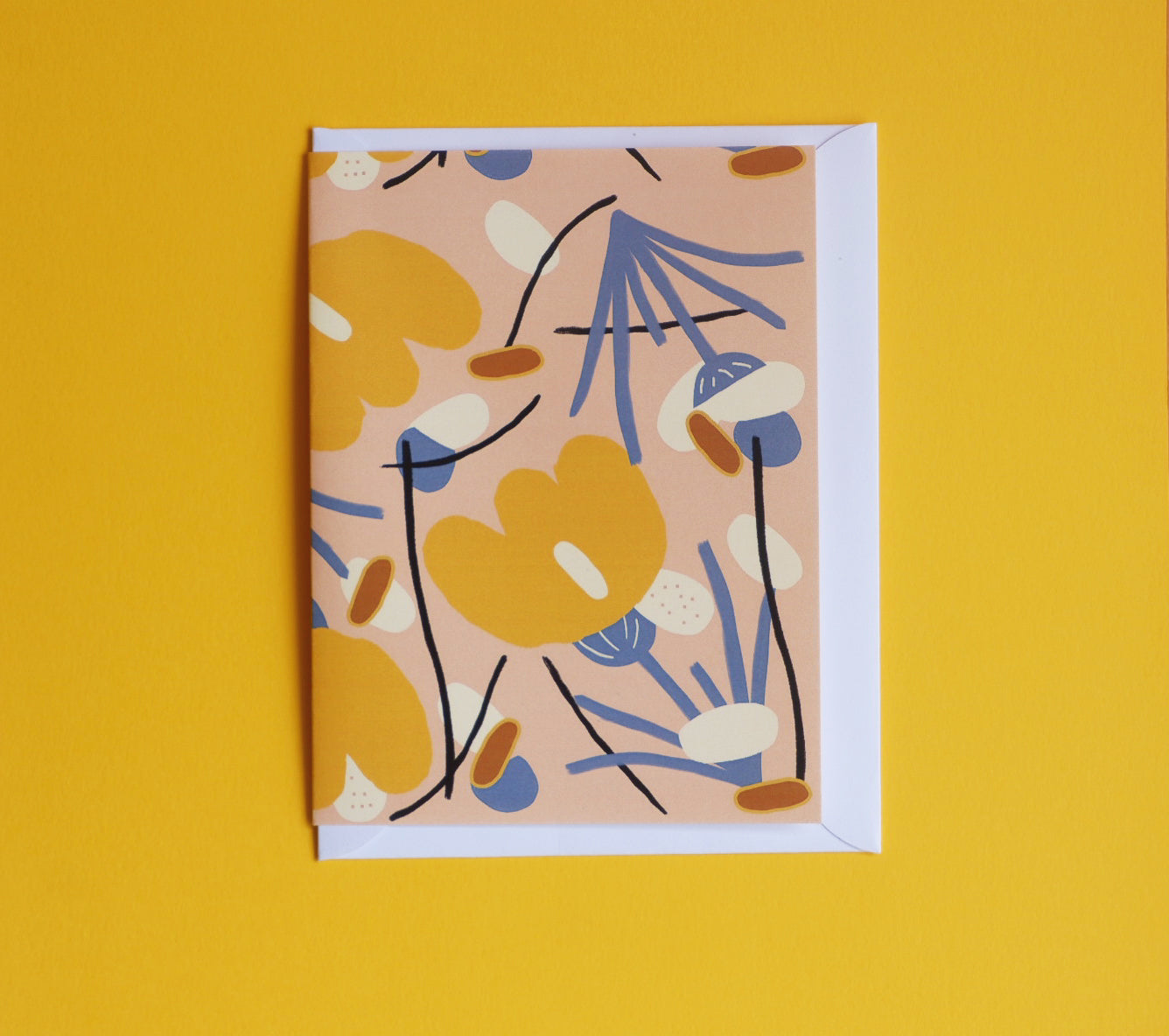 Greeting Card Iris in Pink