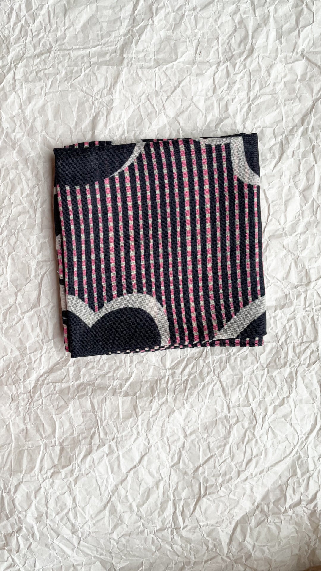 Big Scarf - Plaid Black Pink (Pre-Order)