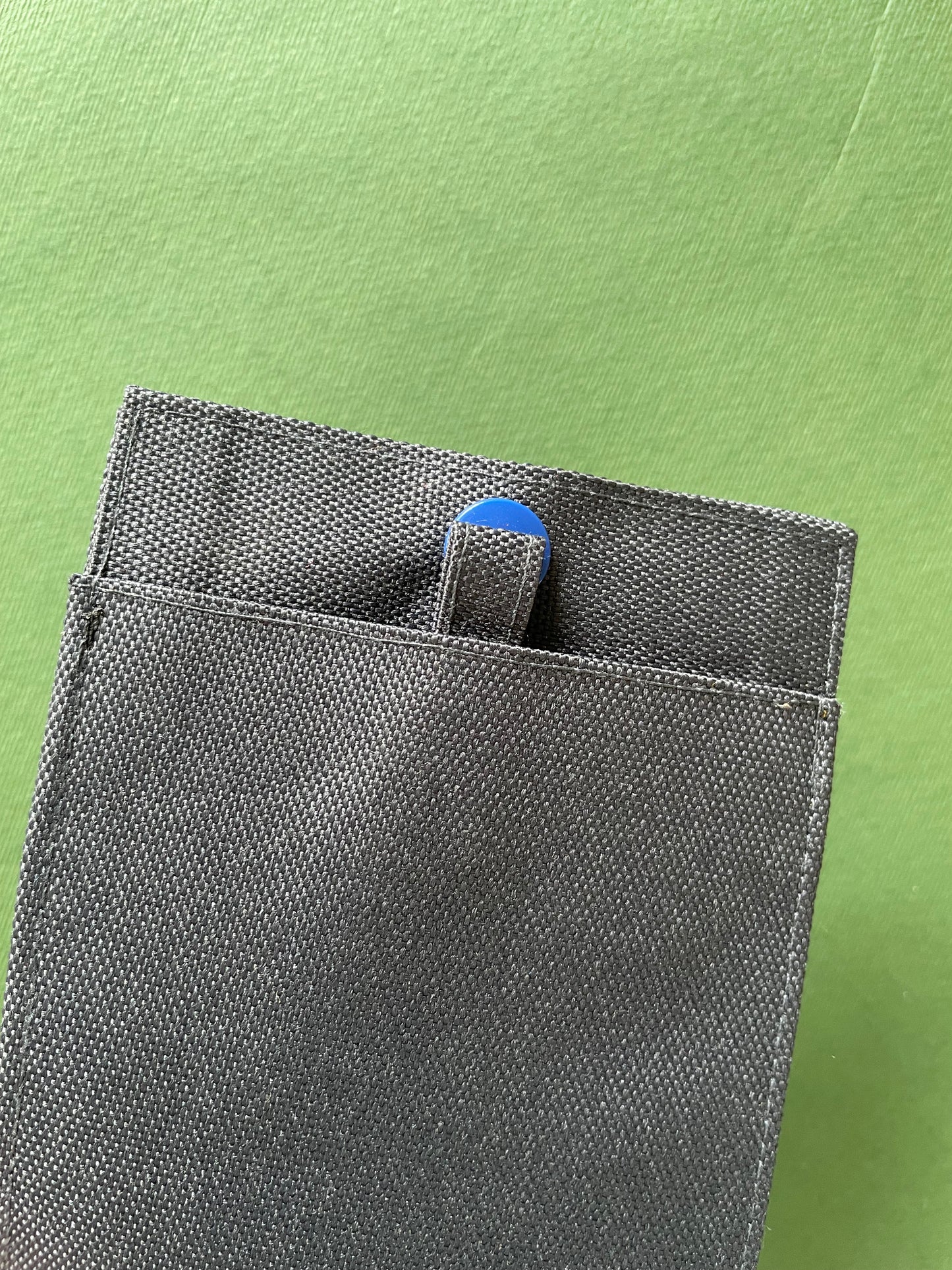 Embroidery Card Holder - Batang Plaid