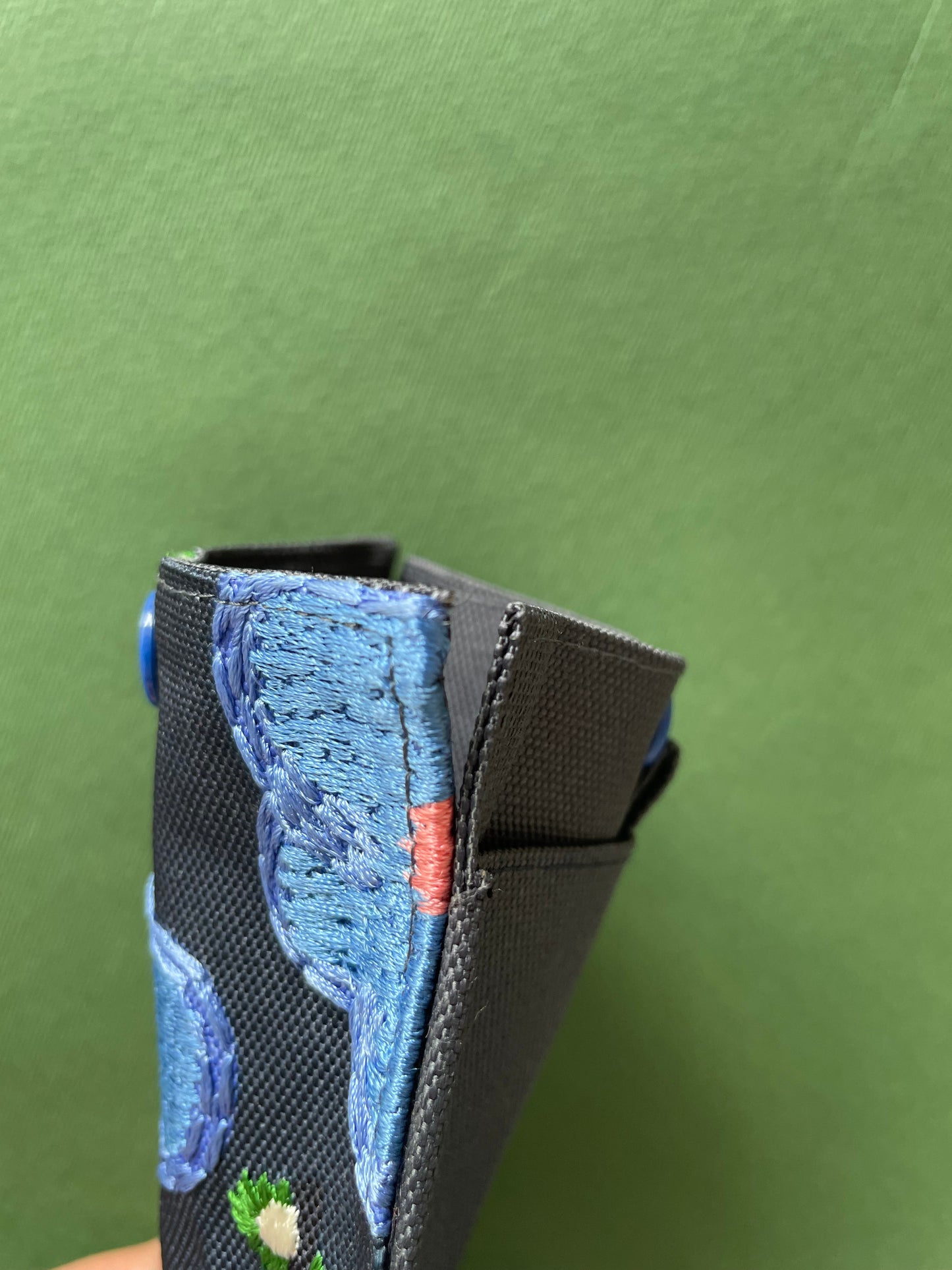 Embroidery Card Holder - Purplish