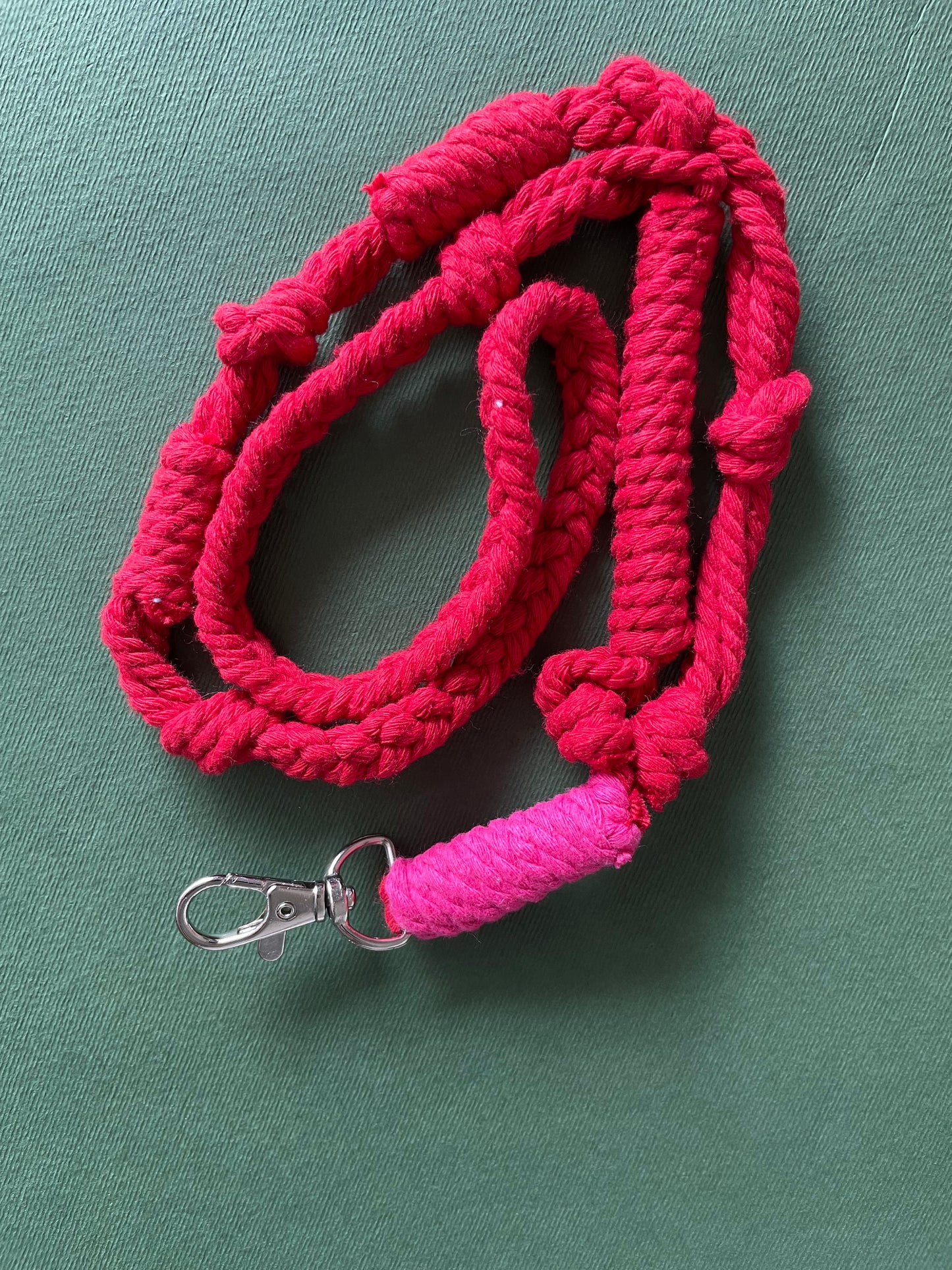 Embroidery Card Holder - Red Dots