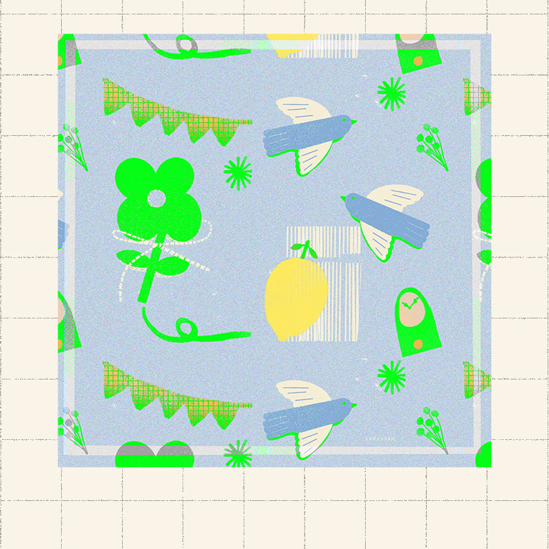 Mini Scarf / Bandana - No. 48 (Back Order)