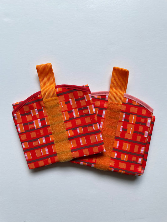 Snack Wrap - Plaid Red