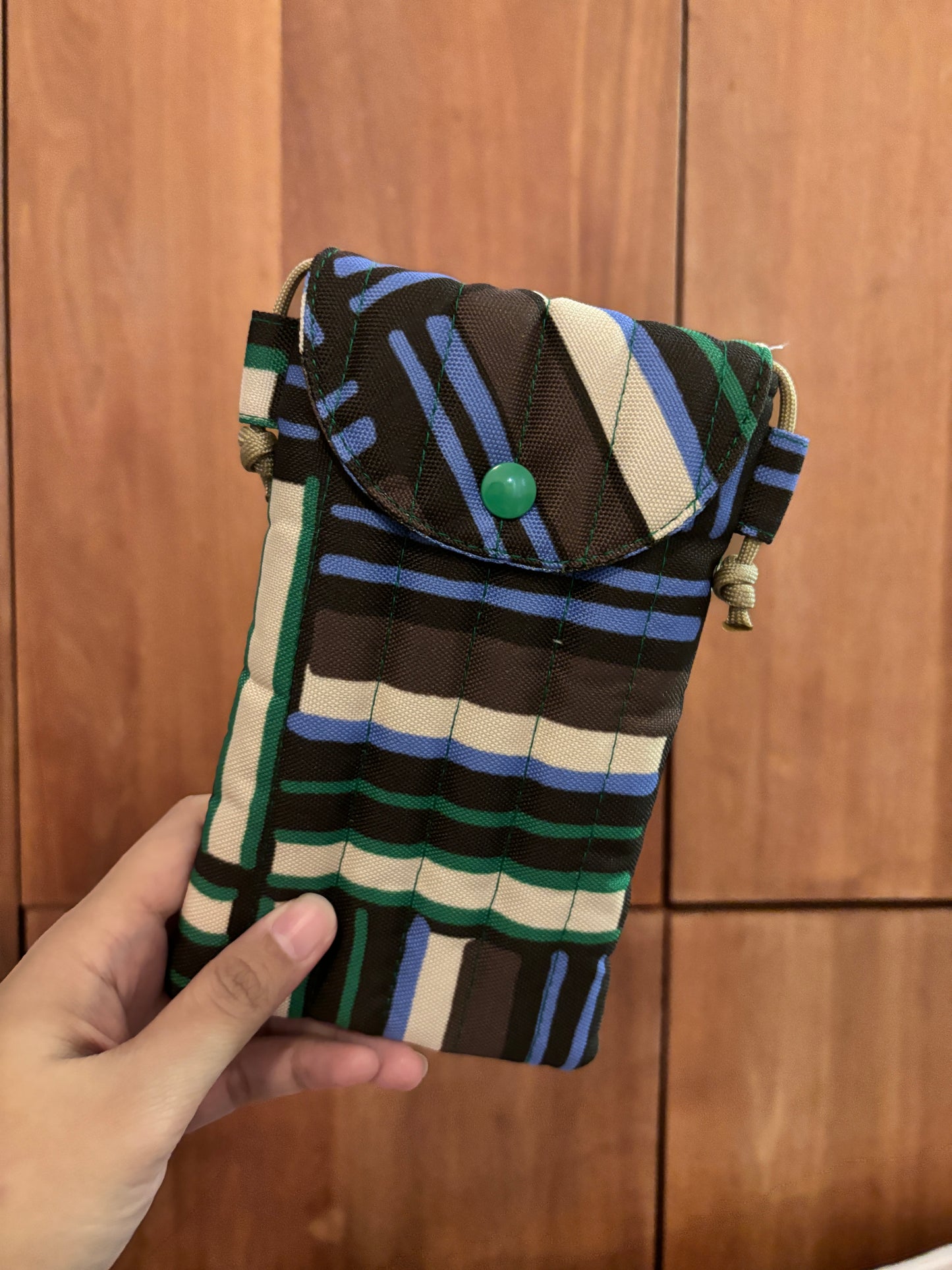 Phone Sleeve - Stripe Brown