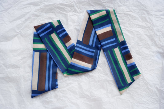 Skinny Scarf (Twilly) - Stripes #1