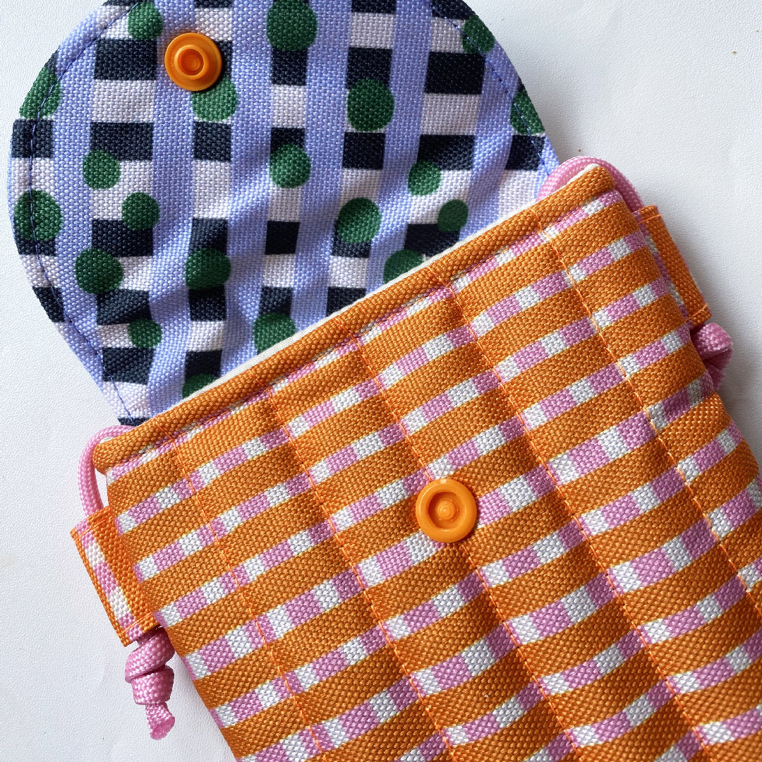 Phone Sleeve - Mix Plaid Orange