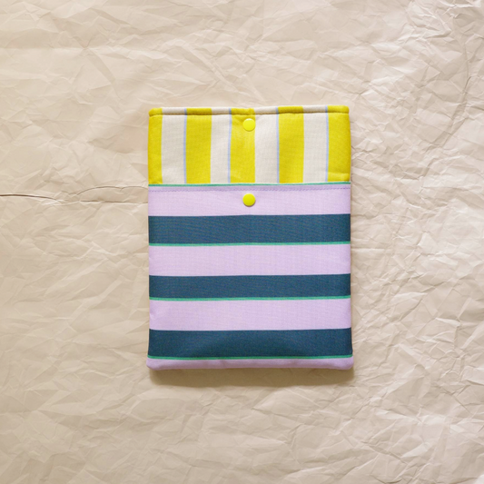 Book Sleeve - Yellow Purple