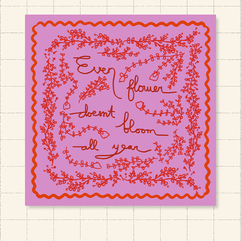 Big Scarf - Bloom Bright Pink (Pre-Order)