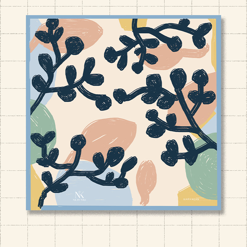 Big Scarf - Dark Leaves (Pre-Order)