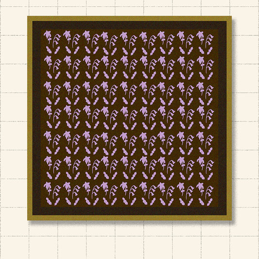 Big Scarf - Purple Garden (Pre-Order)