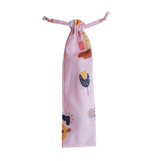 Utensil Pouch - Stairpink