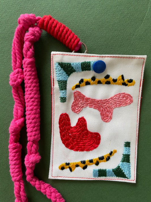 Embroidery Card Holder - Abshapes